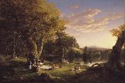 Thomas Cole The Pic-Nic (mk13) oil painting picture wholesale